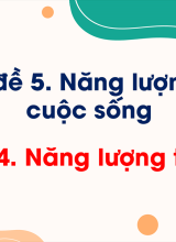 Bài 14. Năng lượng tái tạo
